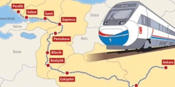 İstanbul-Ankara Arasındaki Süper Hızlı Trenle Seyahat Süresi 80 Dakikaya İnecek 2034'te Tamamlanacak Proje Duyuruldu