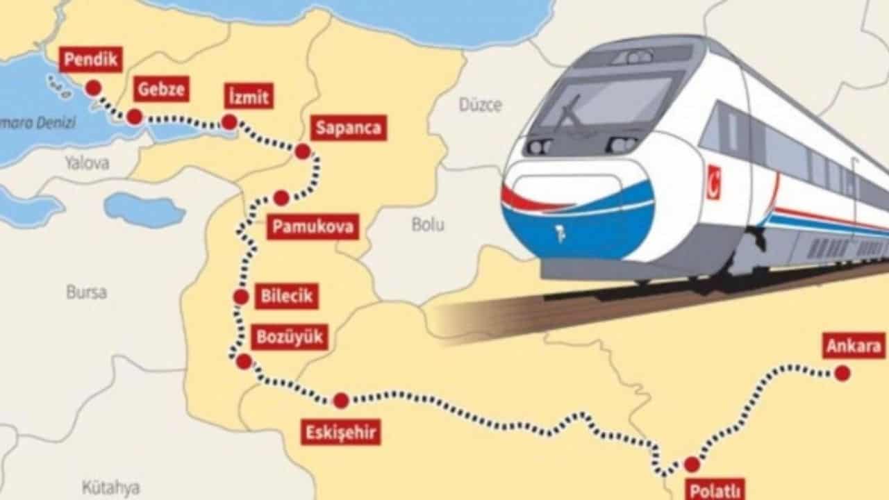 İstanbul-Ankara Arasındaki Süper Hızlı Trenle Seyahat Süresi 80 Dakikaya İnecek 2034'te Tamamlanacak Proje Duyuruldu