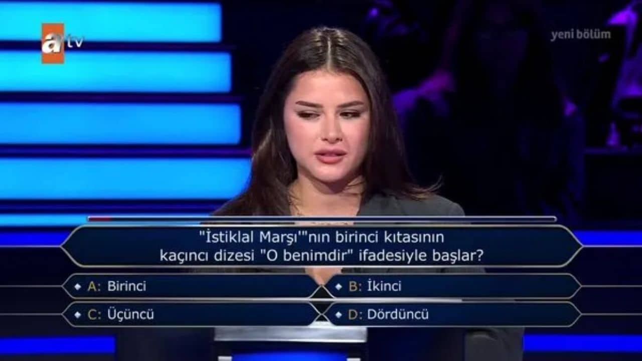 Kim Milyoner Olmak İster'de ‘İstiklal Marşı’ Sorusu Krizi! O Anlar Gündeme Damga Vurdu