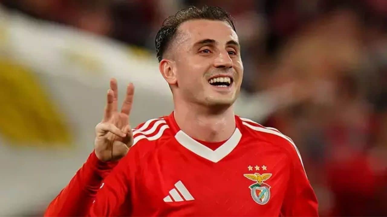 _Milli Futbolcu Kerem Aktürkoğlu'ndan Hat-Trick, Benfica Farka Gitti