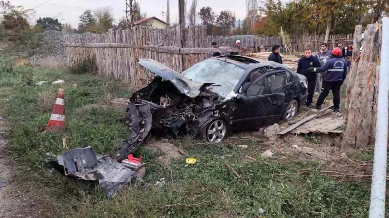 Amasya'da Trafik Kazası 4 Yaralı